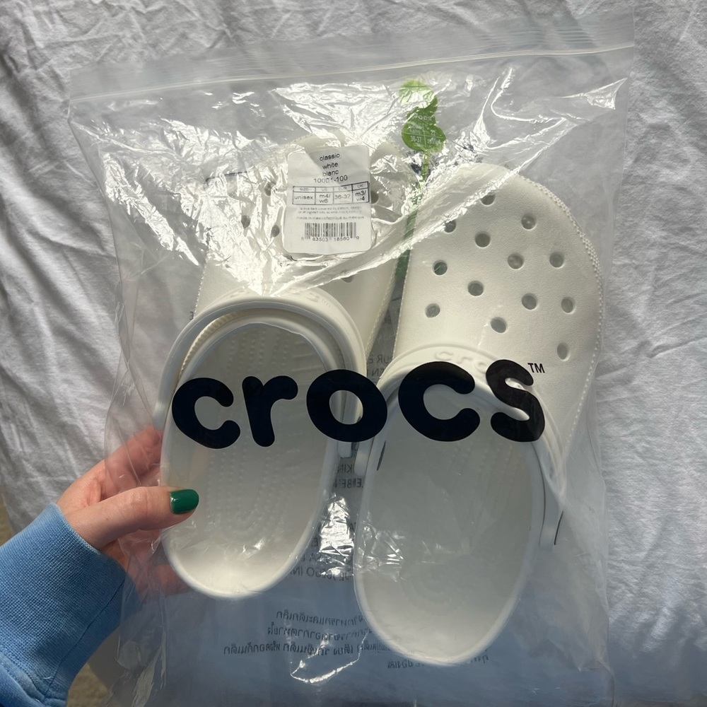 White Crocs